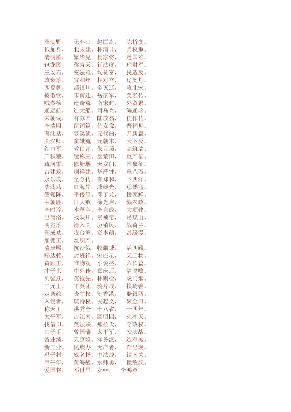 中国历史三字经_第3页
