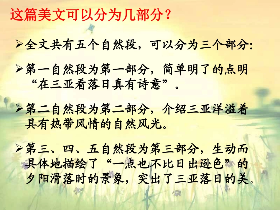 《三亚落日》课件1_第3页