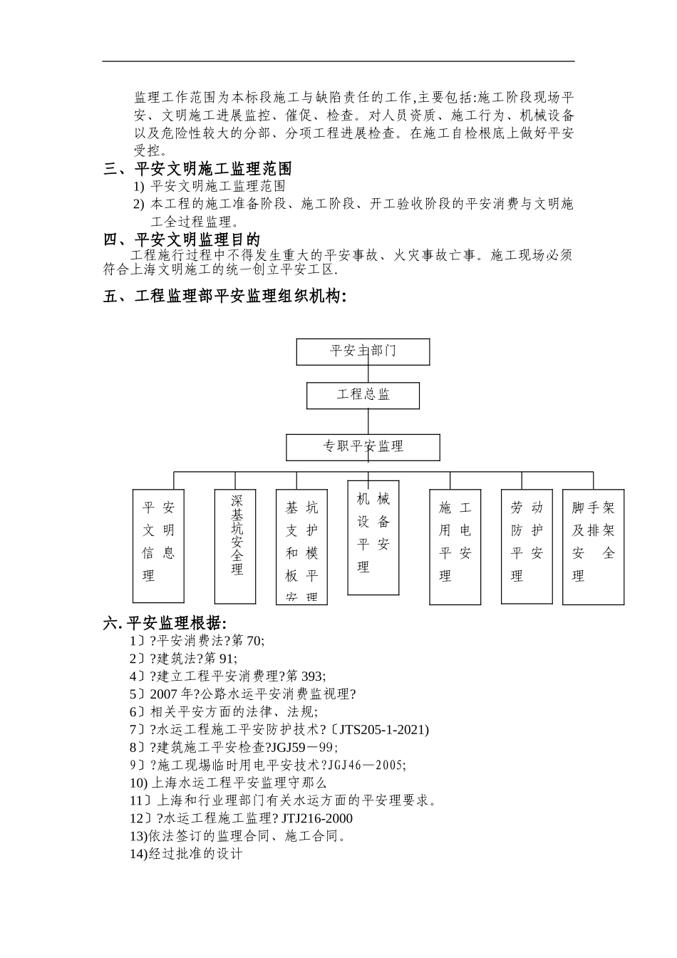 航道整治（船闸工程）安全监理实施细则_第3页