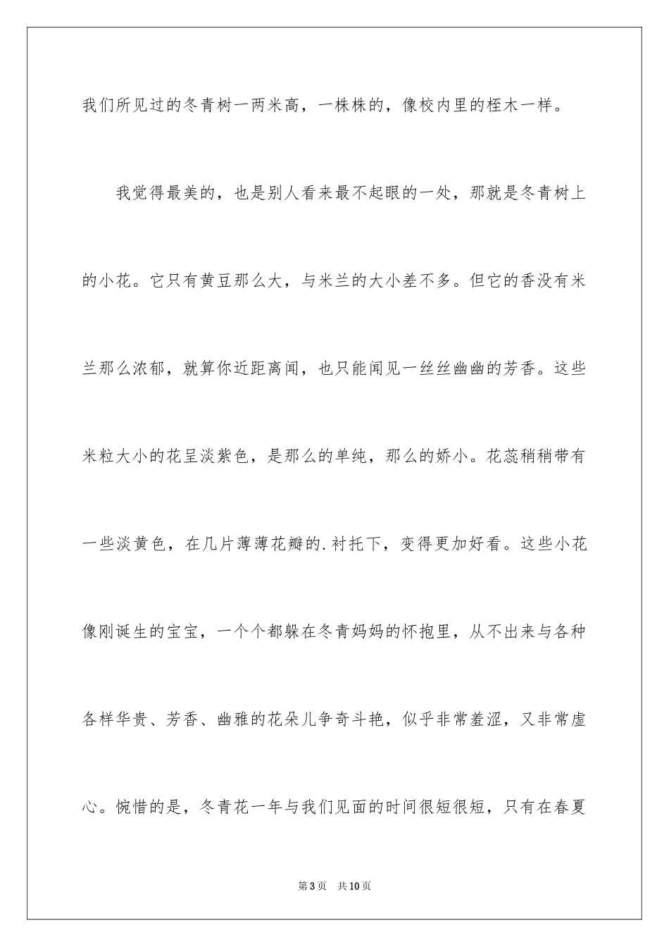 2024写冬青的作文_6_第3页