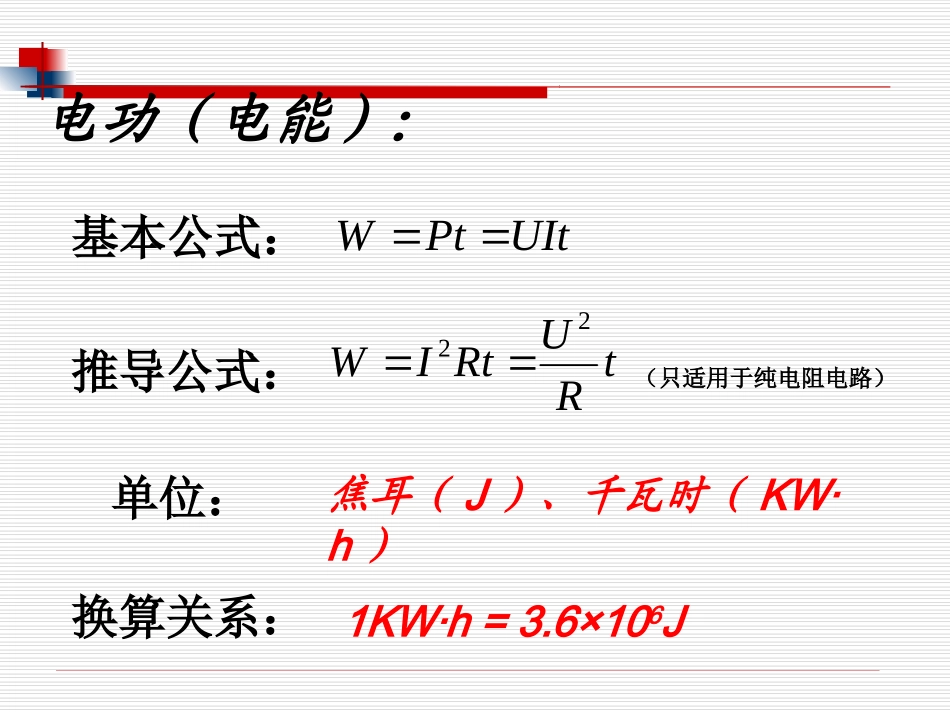 电学精品复习课件_第3页