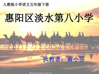 冬阳童年骆驼队课件3