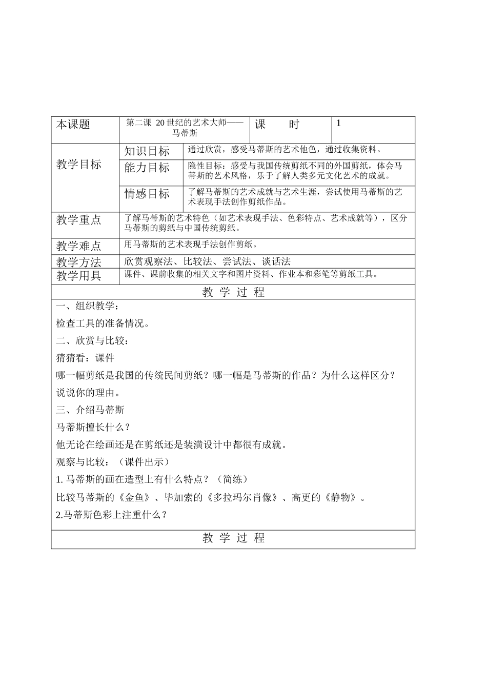 世纪的艺术大师马蒂斯_第2页