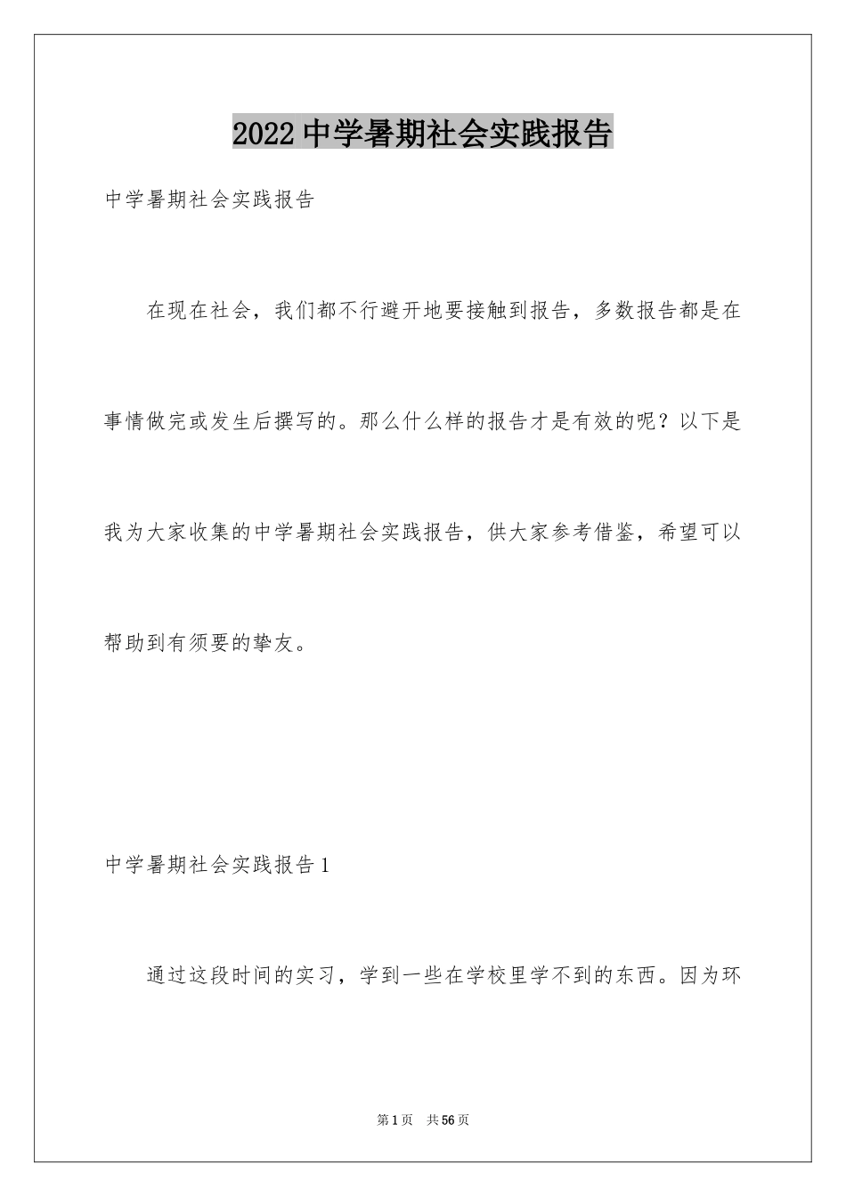 2024中学暑期社会实践报告_3_第1页