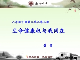 八年级下册第三课复习课件南宁十中黄笛