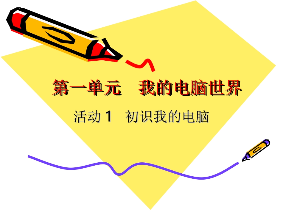 初识我的电脑(课件）_第3页