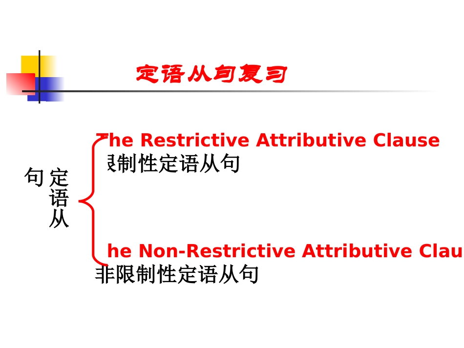 课件定语从句复习_第3页