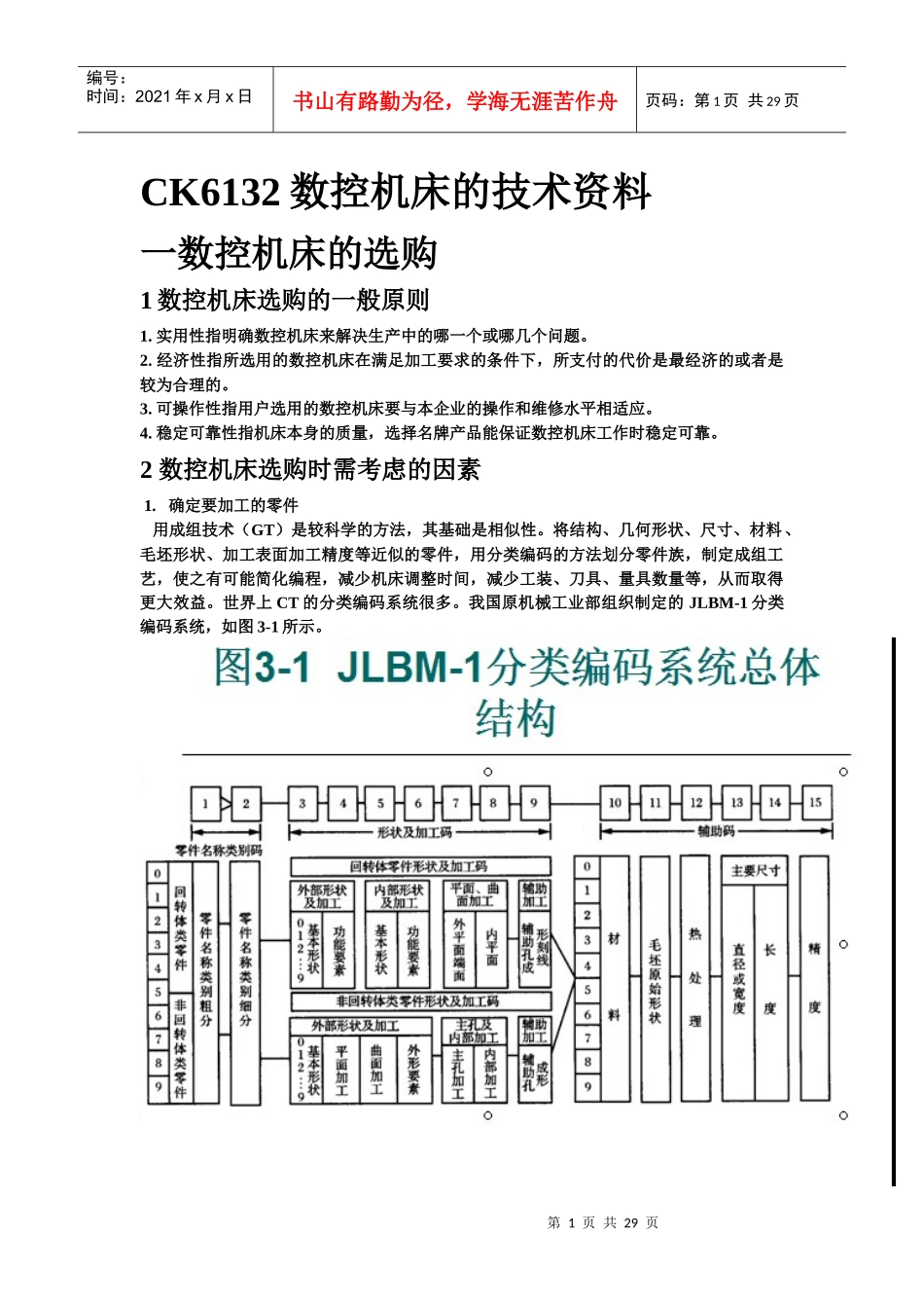 数控机床使用维护技术资料_第1页