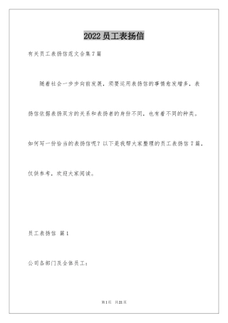 2024员工表扬信_100