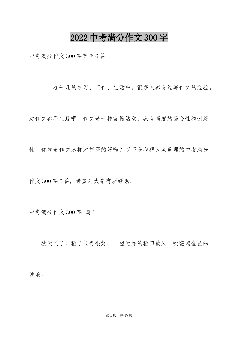 2024中考满分作文300字_20_第1页