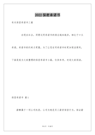 2024保密承诺书_42