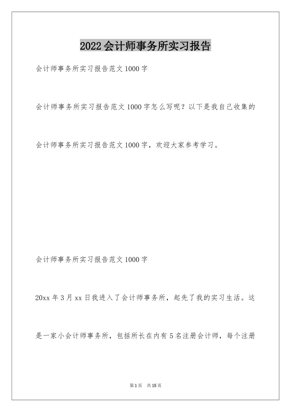 2024会计师事务所实习报告_6_第1页