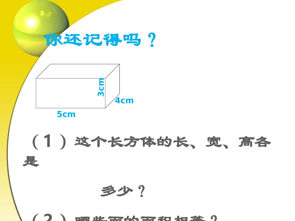 单元长方体和正方体的表面积_第2页