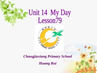小学英语Unit14MyDay