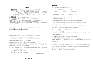 数轴与相反数