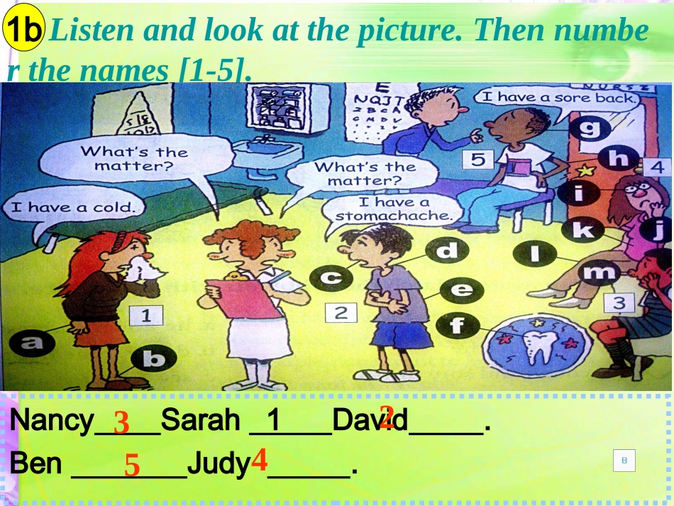 2014新人教版八年级下册unit1What'sthe听力_第2页