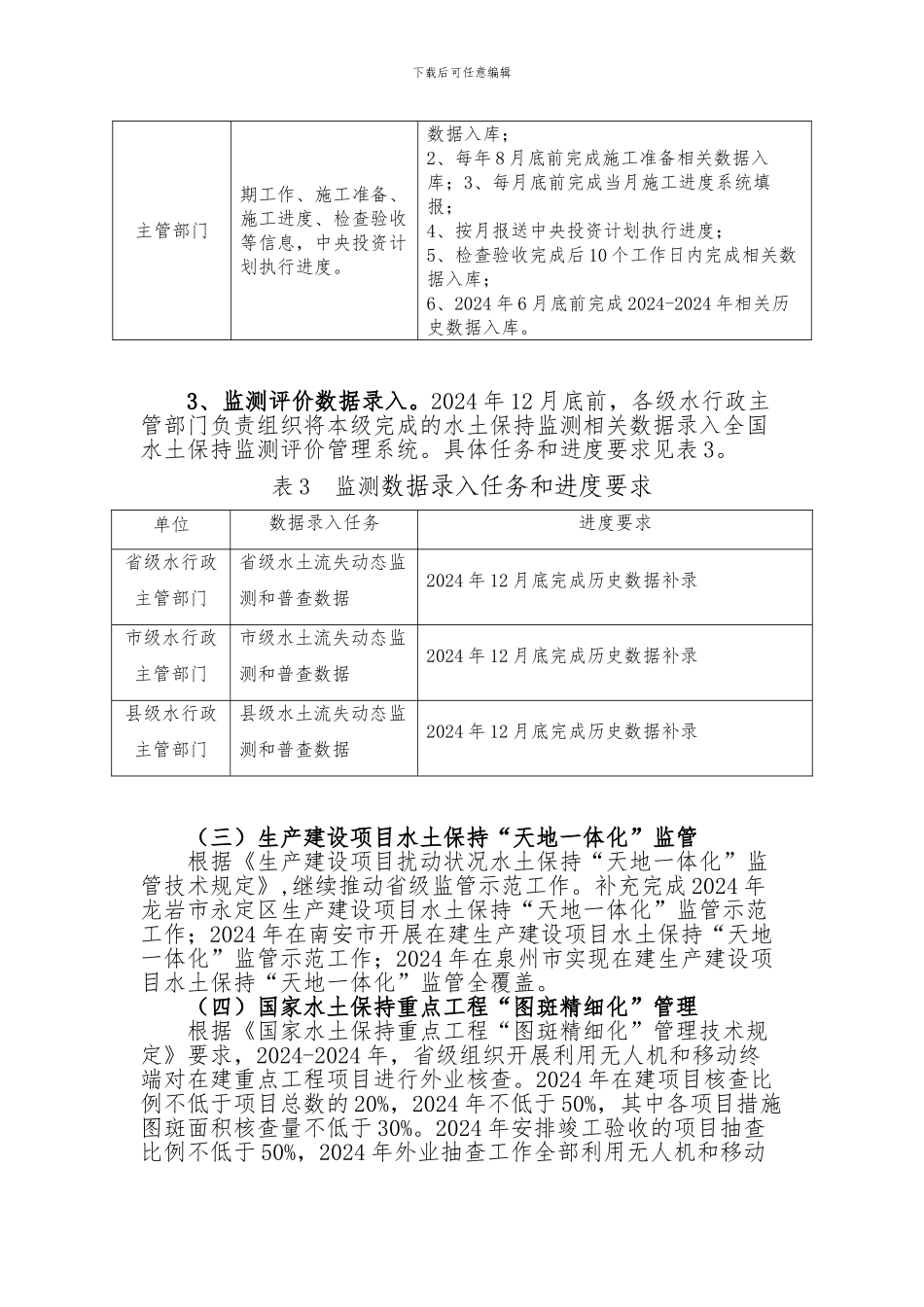 水土保持信息化工作2024-2024年实施计划_第3页