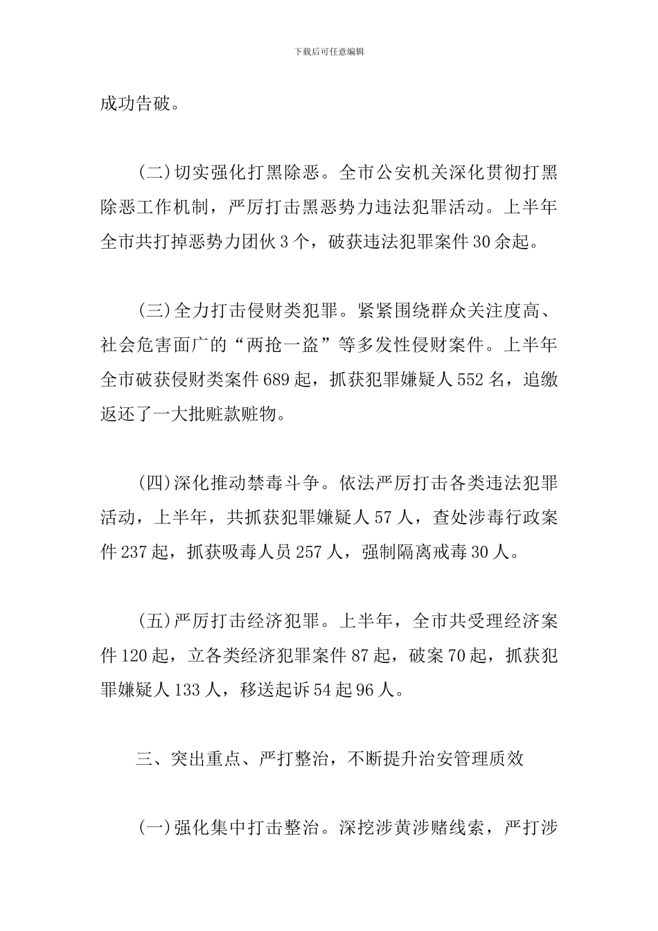 2024年公安机关工作总结_第2页