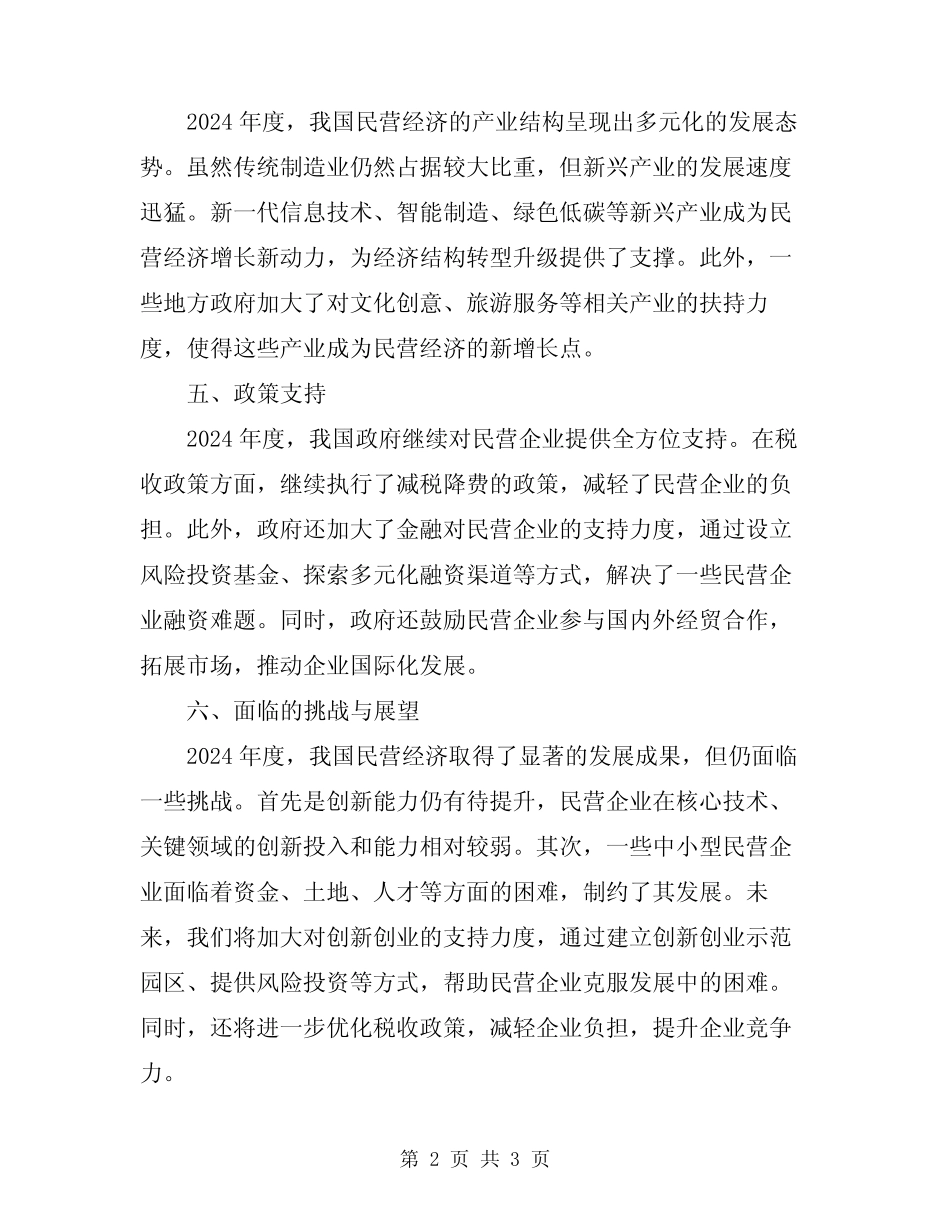 2024年度民营经济发展情况汇报_第2页