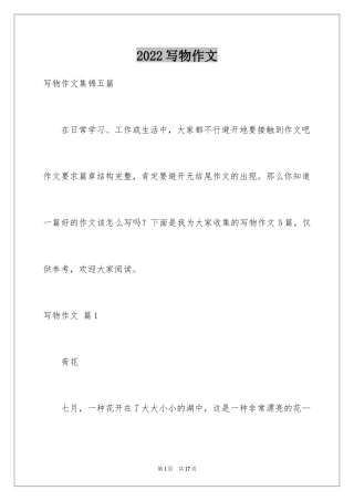 2024写物作文_201