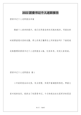 2024团委书记个人述职报告_5