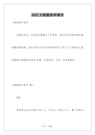 2024大病救助申请书_4