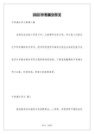 2024中考满分作文_462