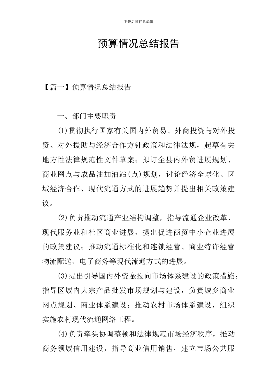 预算情况总结报告_第1页