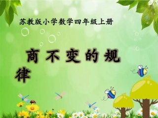 11、商不变的规律
