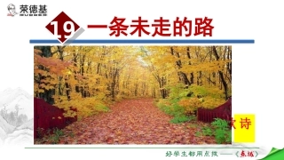 一条未走的路