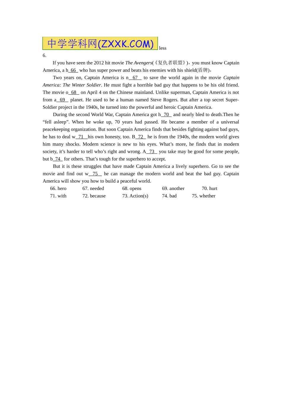 2014短文填空3_第3页