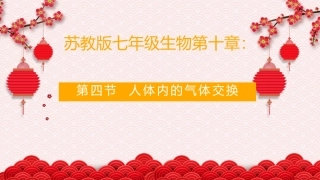 第四节人体内的气体交换