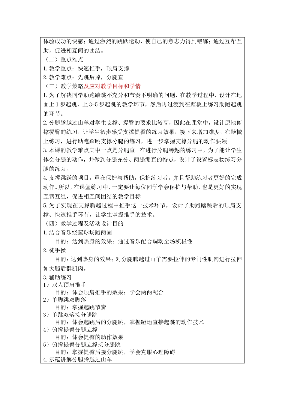 陈琼琼：分腿腾越过山羊教学设计_第2页