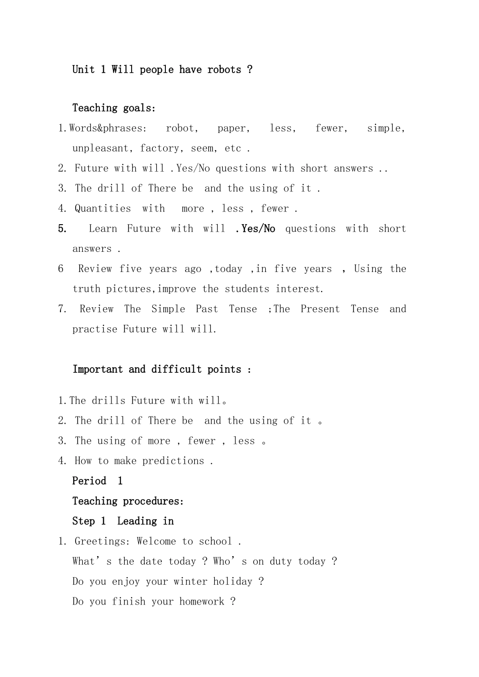 Unit-1-Will-people-have-robots-第一课时_第1页