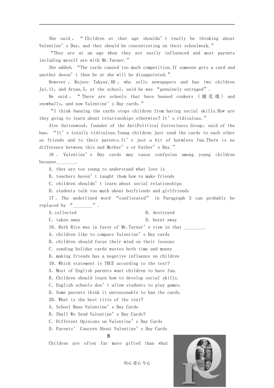 2013届高考英语备考一轮复习-Book1-Unit-2《English-around》练习-新人教版_第3页