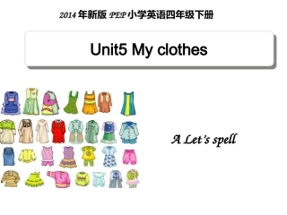 Unit5--A--Let’s--spell教学课件