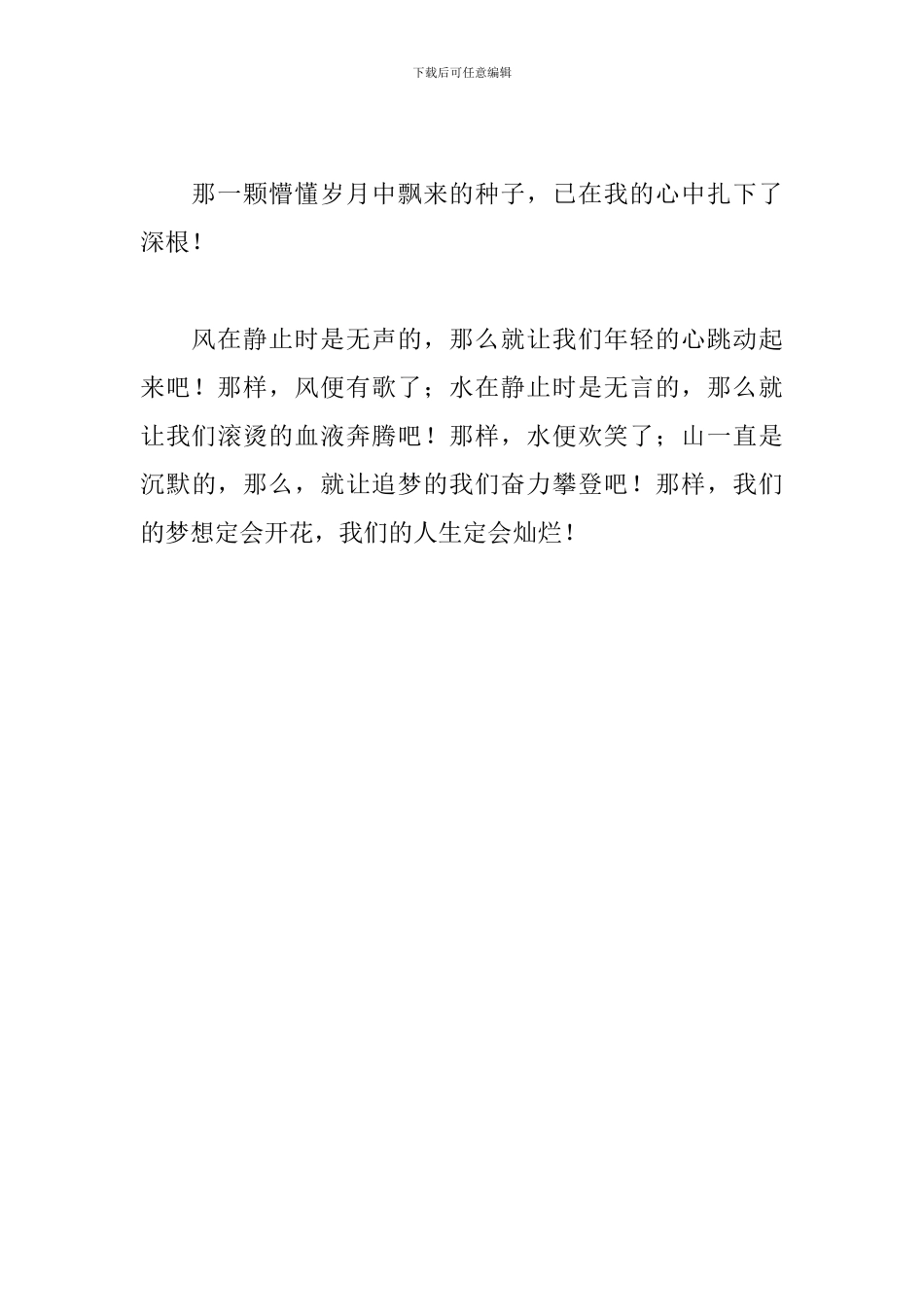 我的梦想演讲稿800字：我有一个梦想_第3页