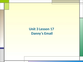 Danny's-Email课件2