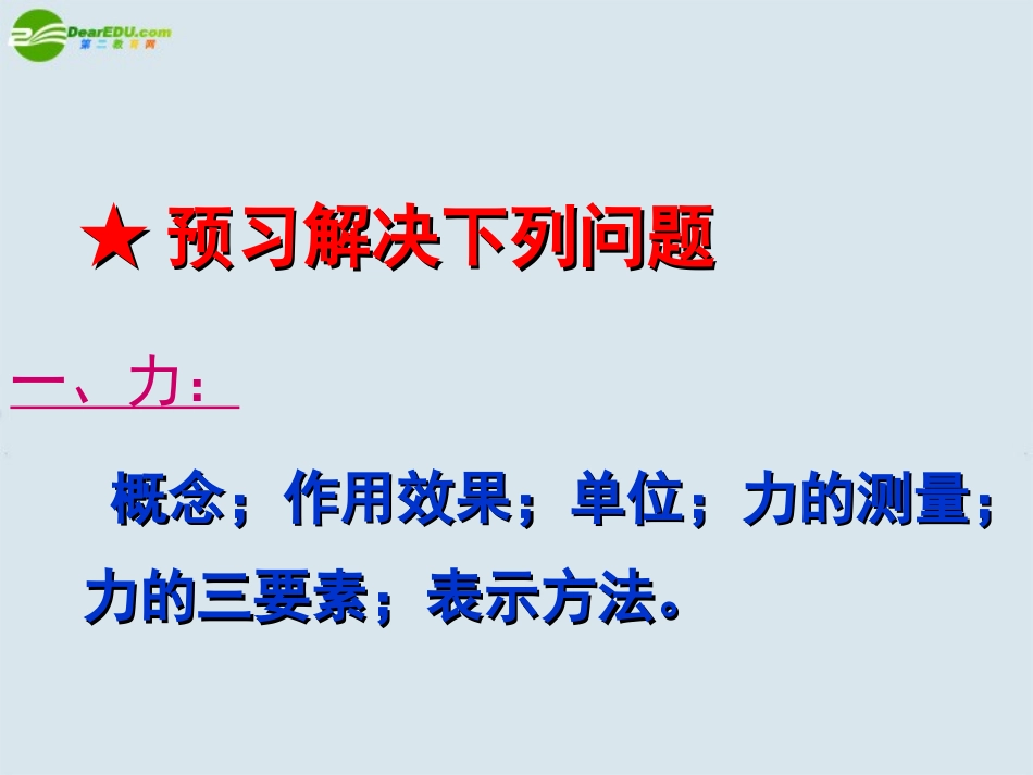 高中物理-第三章第一节《重力-基本相互作用》课件-新人教版必修1_第3页