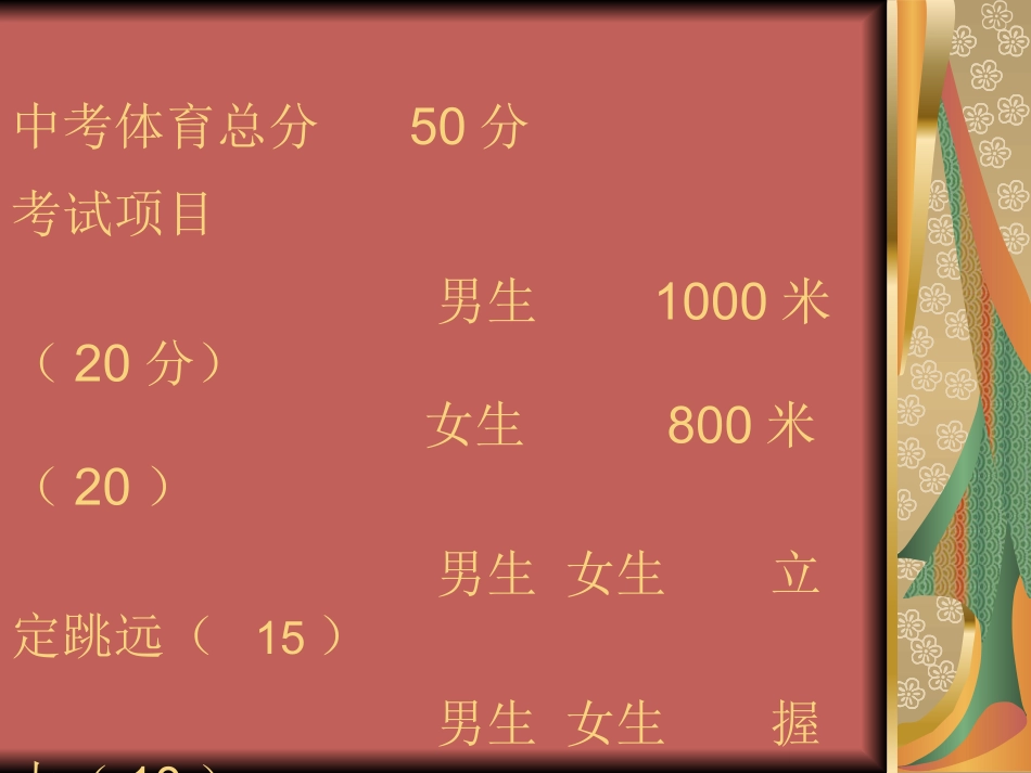 九年级中考体育讲座_第2页