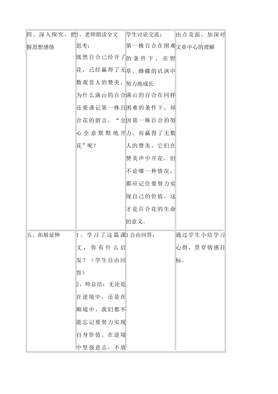 九年级语文下册百合花开_第3页