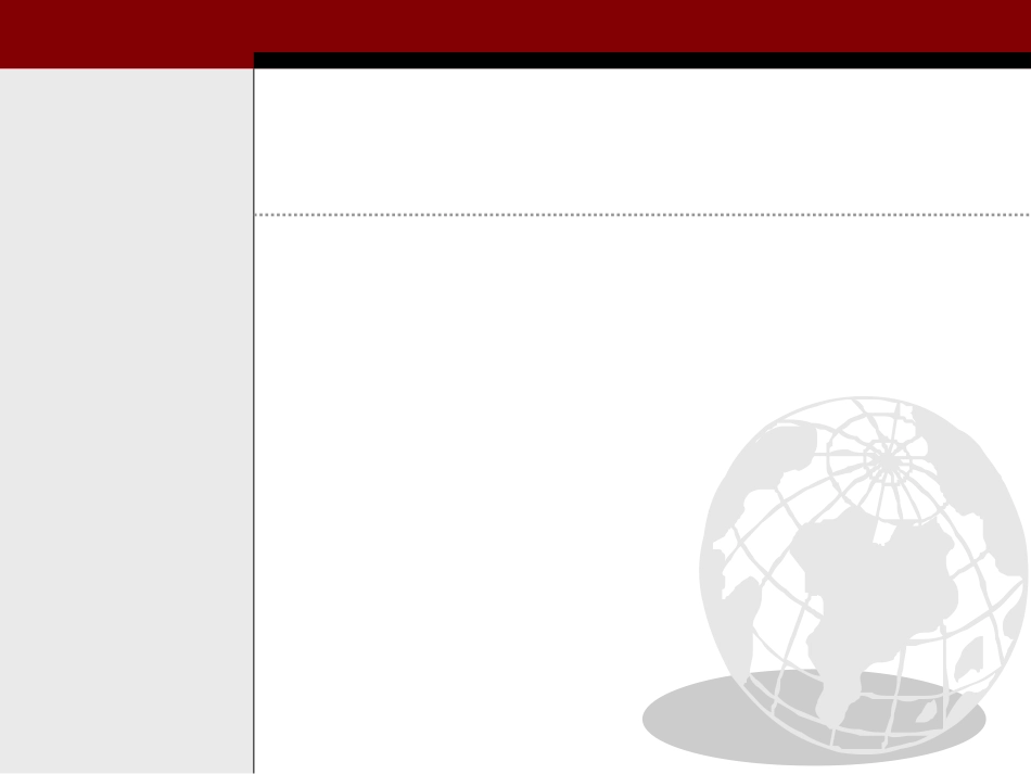 精品课件PPT模板---红灰地球仪_第1页