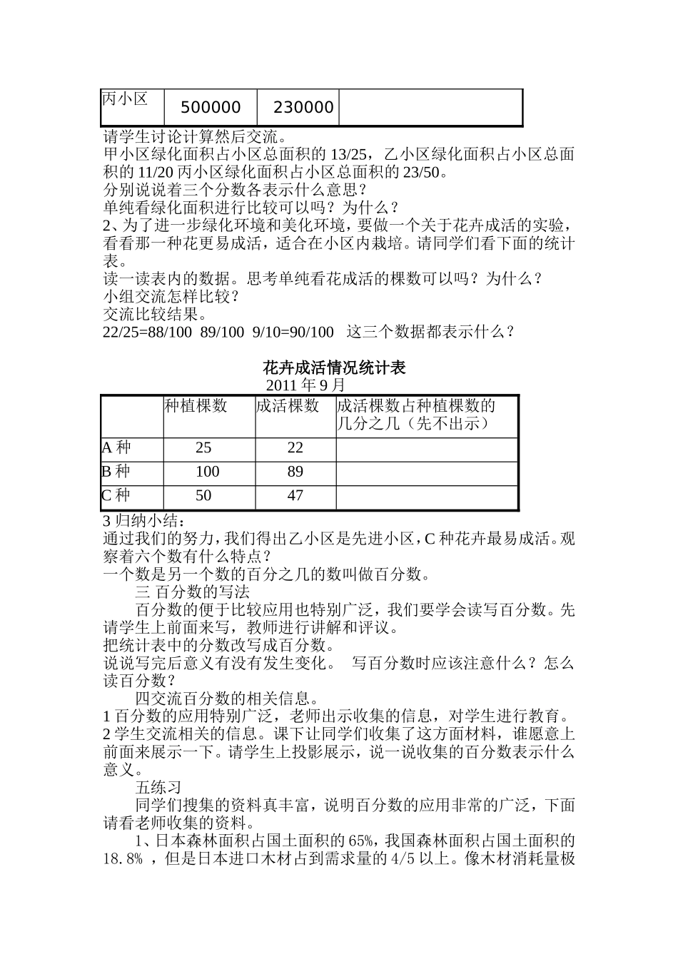 百分数的意义教案_第2页