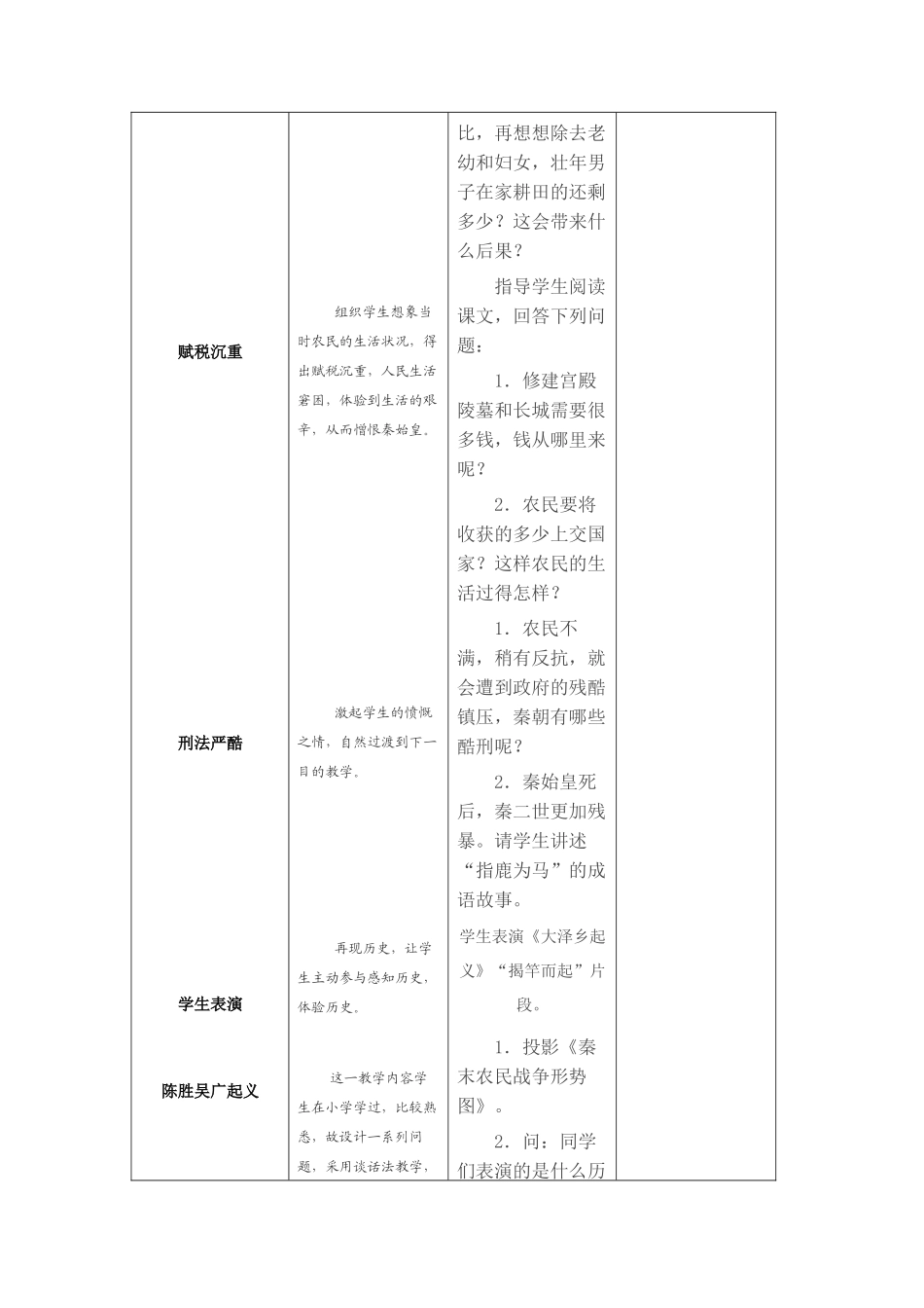 伐无道诛暴秦教学设计表单_第3页