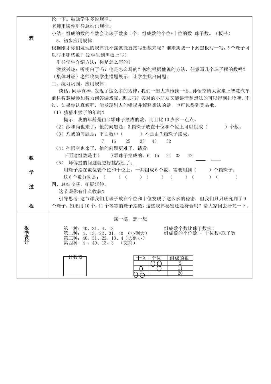 小学数学人教2011课标版一年级想一想-摆一摆-数学活动课_第2页