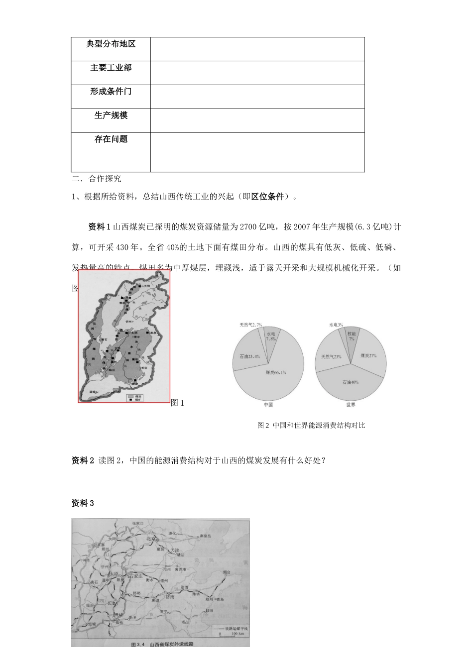 高中地理 4.3 传统工业区与新工业区学案 新人教版必修2-新人教版高一必修2地理学案_第2页