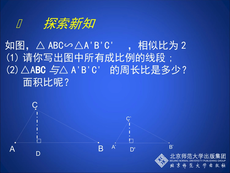 1.3相似三角形的性质_第2页