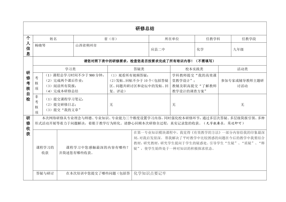 我的研修总结_第1页