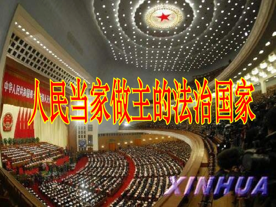九年级政治人民当家做主的法治国家课件_第3页