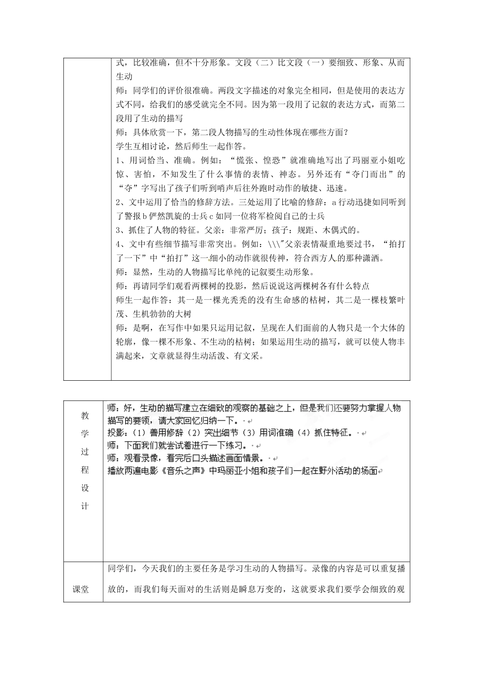浙江省绍兴县杨汛桥镇中学九年级语文上册 写作教学案 人教新课标版_第2页
